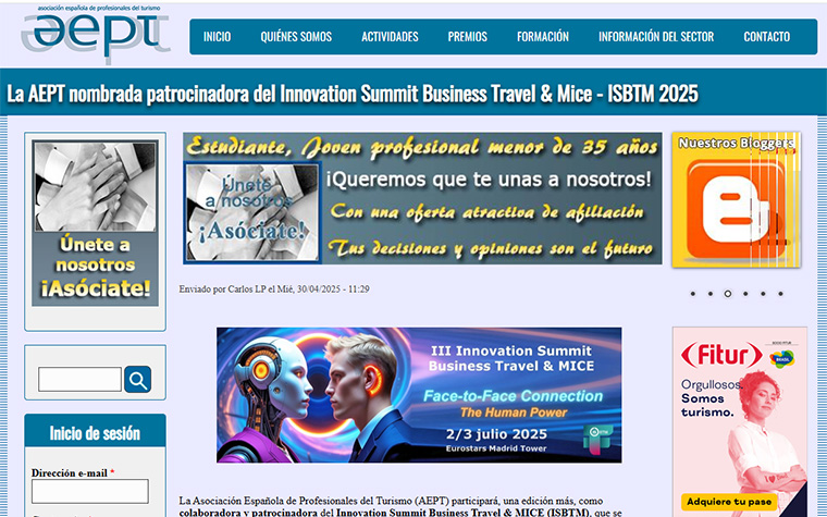 AEPT nominata sponsor dell'Innovation Summit Business Travel & Mice - ISBTM 2025
