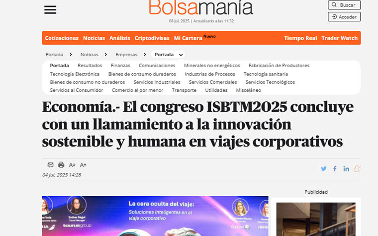 La conferenza ISBTM2025 si conclude con un appello all'innovazione sostenibile e umana nei viaggi aziendali