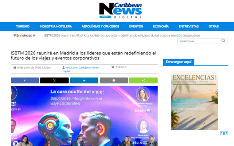 ISBTM 2026 reunirá en Madrid a los líderes que están redefiniendo el futuro de los viajes y eventos corporativos