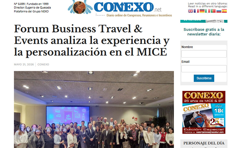 Il Forum Business Travel & Events analizza l'esperienza e la personalizzazione nel settore MICE
