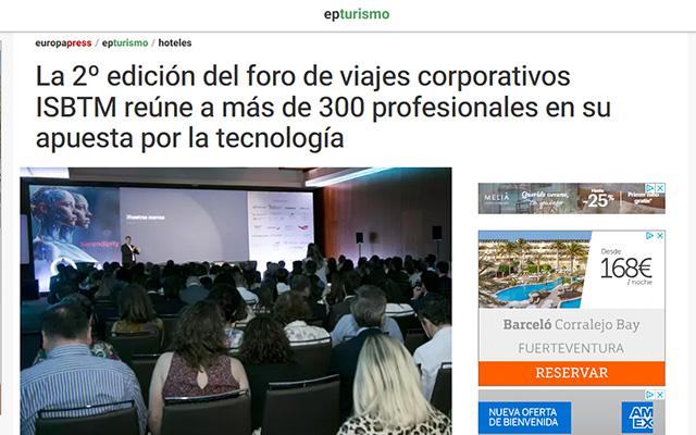 La seconda edizione del forum sui viaggi d'affari dell'ISBTM riunisce più di 300 professionisti nel suo impegno per la tecnologia