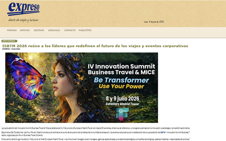 ISBTM 2026 reúne a los líderes que redefinen el futuro de los viajes y eventos corporativos