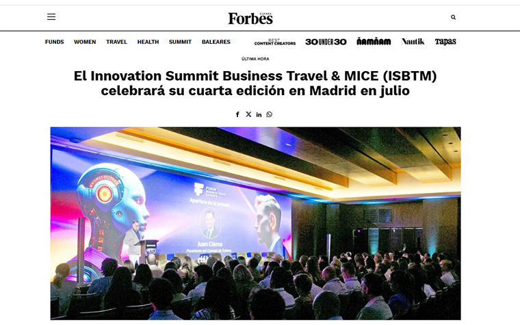 El Innovation Summit Business Travel & MICE celebrará su cuarta edición en Madrid en julio