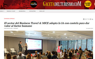 Business Travel & MICE sector adopts AI cautiously to add value to the human factor