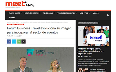 Forum Business Travel evolves its image to include the events sector