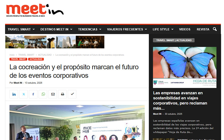 Co-creazione e scopo danno forma al futuro degli eventi aziendali