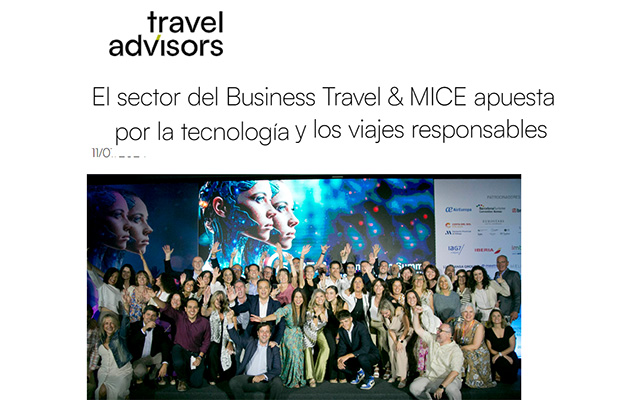 Il settore Business Travel & MICE è impegnato nella tecnologia e nei viaggi responsabili.