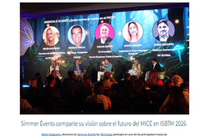 A Simmer Events partilha a sua visão sobre o futuro do setor MICE na ISBTM 2026