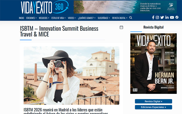 ISBTM 2026 will bring together in Madrid the leaders who are redefining the future of corporate travel and events
